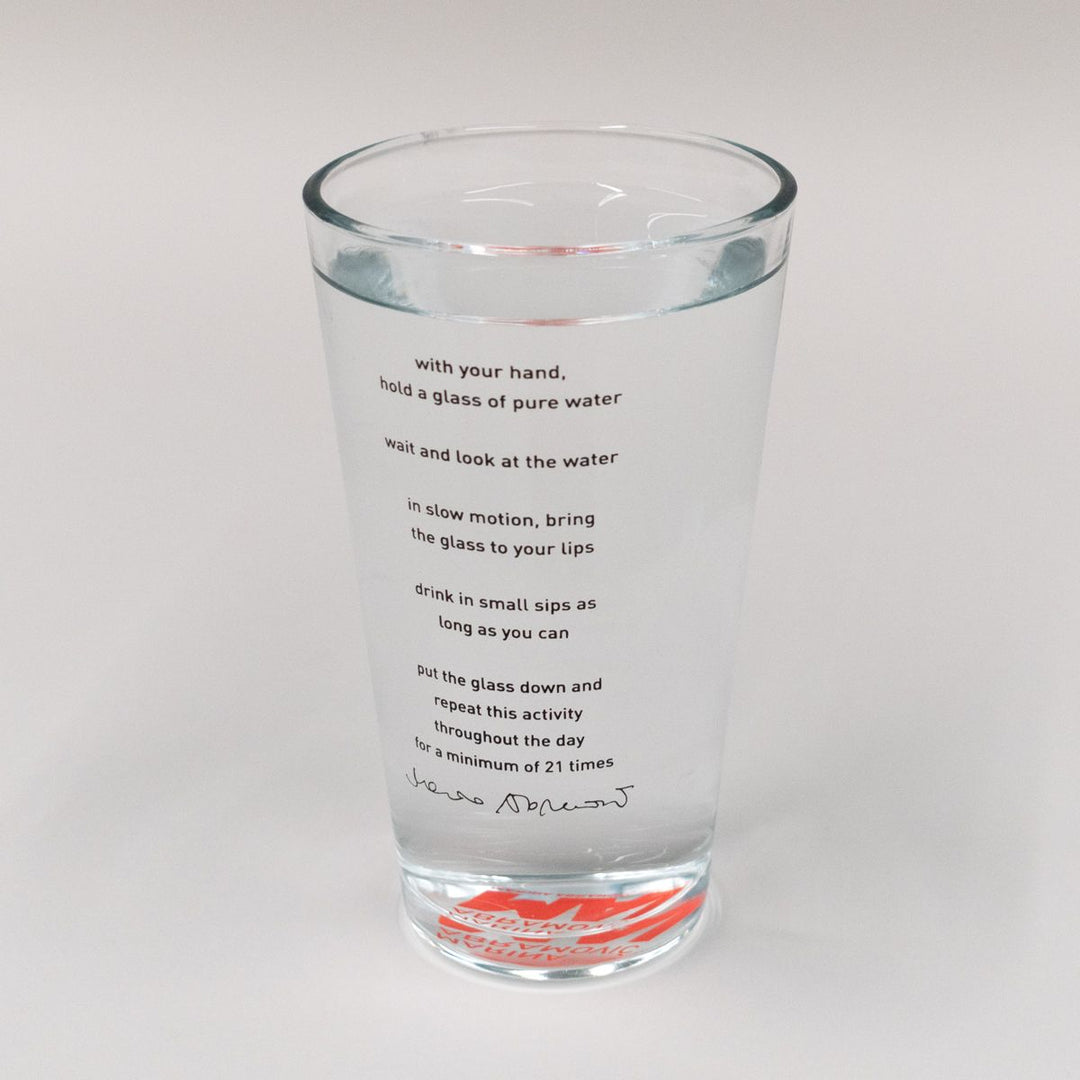 Marina Abramović Method Drinking Glass