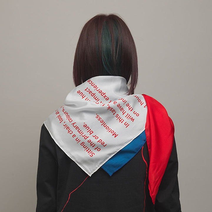 Marina Abramović 'Looking At Colour' Scarf