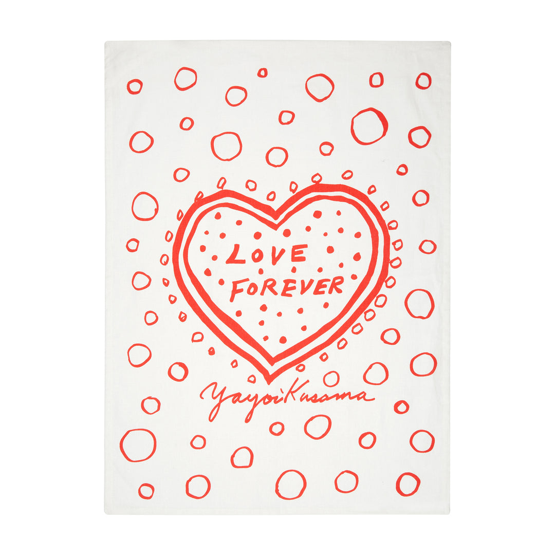 Yayoi Kusama Love Forever set of 2 Tea Towels