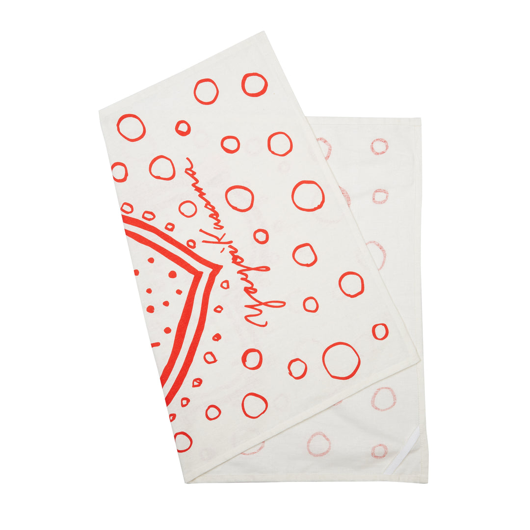 Yayoi Kusama Love Forever set of 2 Tea Towels