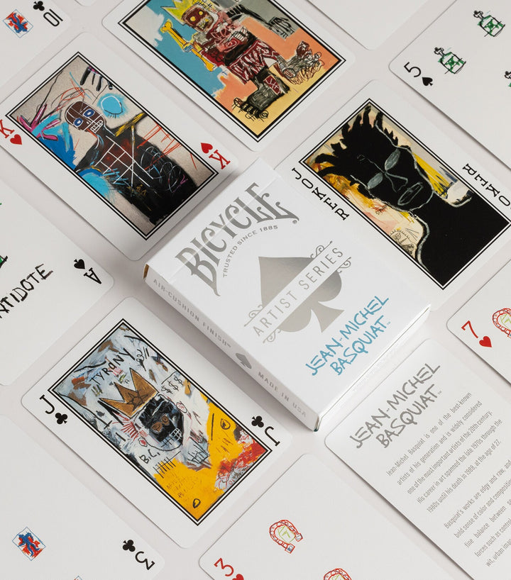 Jean-Michel Basquiat Playing Cards Set R/B