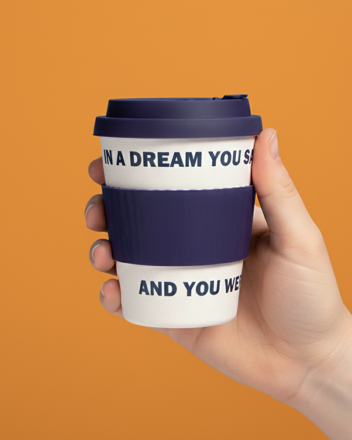 Jenny Holzer 'In a Dream' reusable cup