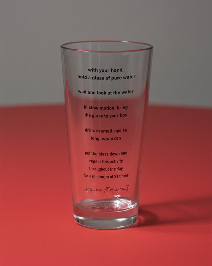 Marina Abramović Method Drinking Glass