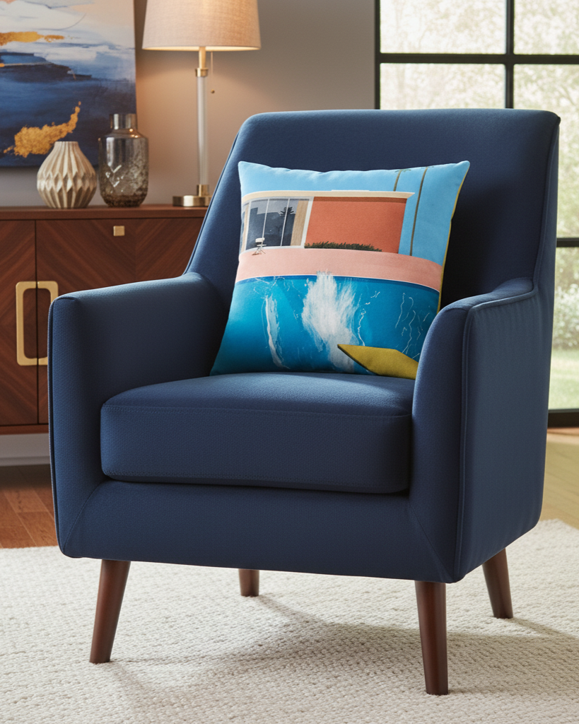 Hockney A Bigger Splash Cushion Cover