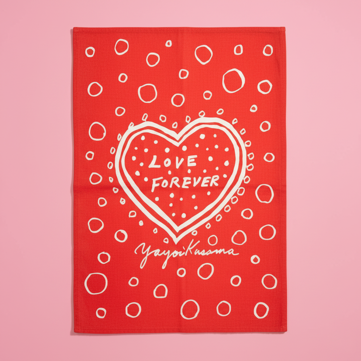 Yayoi Kusama Love Forever set of 2 Tea Towels