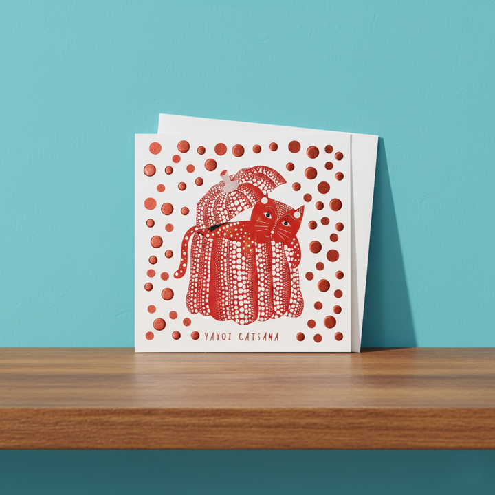 Yayoi Catsama Greeting Card