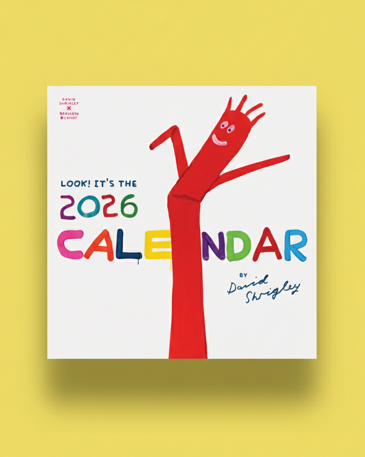 David Shrigley Official 2026 Wall Calendar
