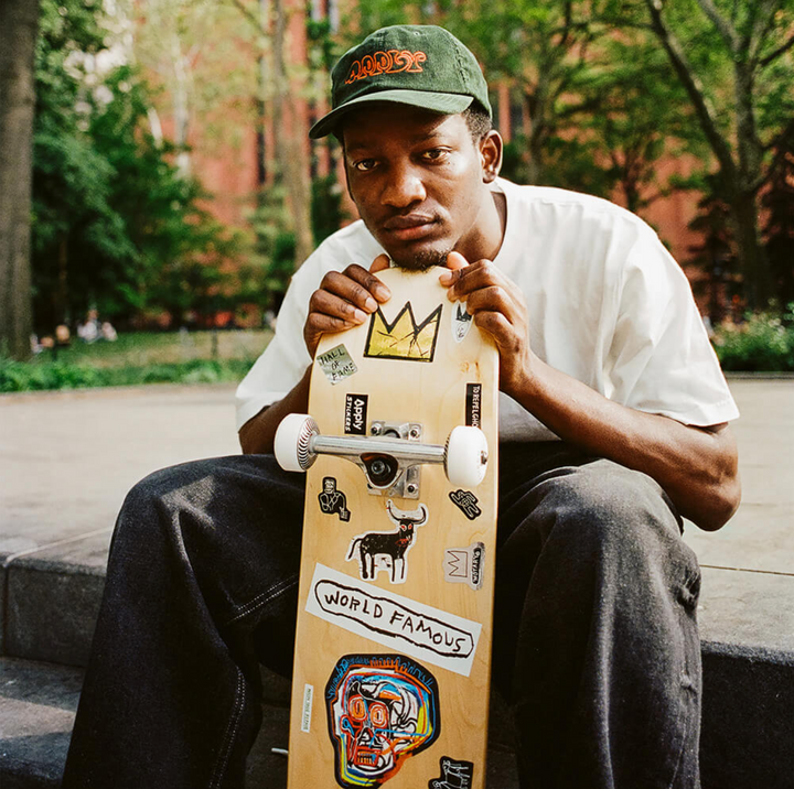 Basquiat Gold Crown Die- Cut Sticker