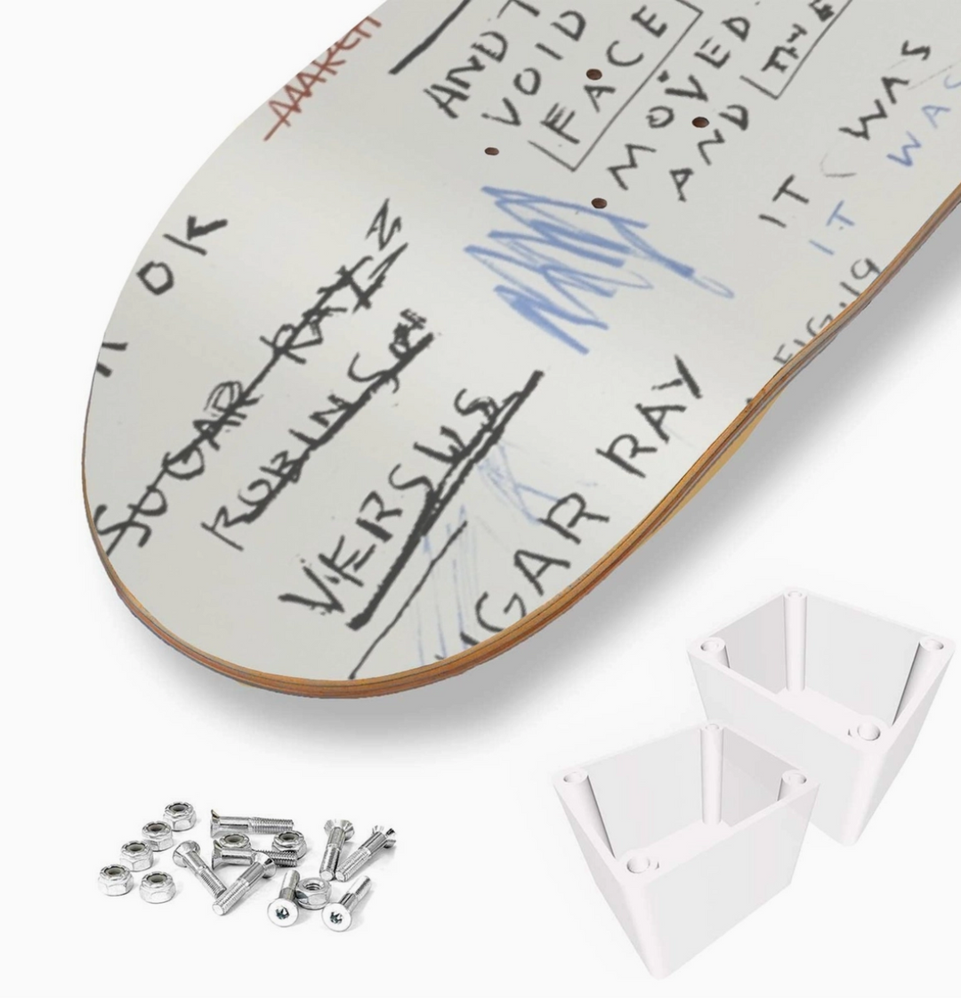 Basquiat, 'Boxer Rebellion 1982'  Skateboard Deck Wall Art
