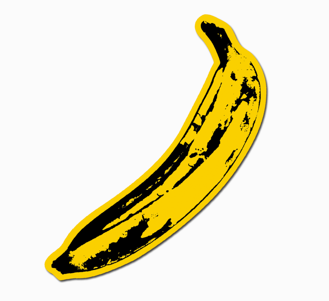 Andy Warhol Big Banana Die-Cut Sticker