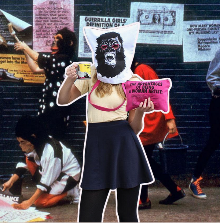 Guerrilla Girls Clutch - The Advantages of Being A Woman Artist