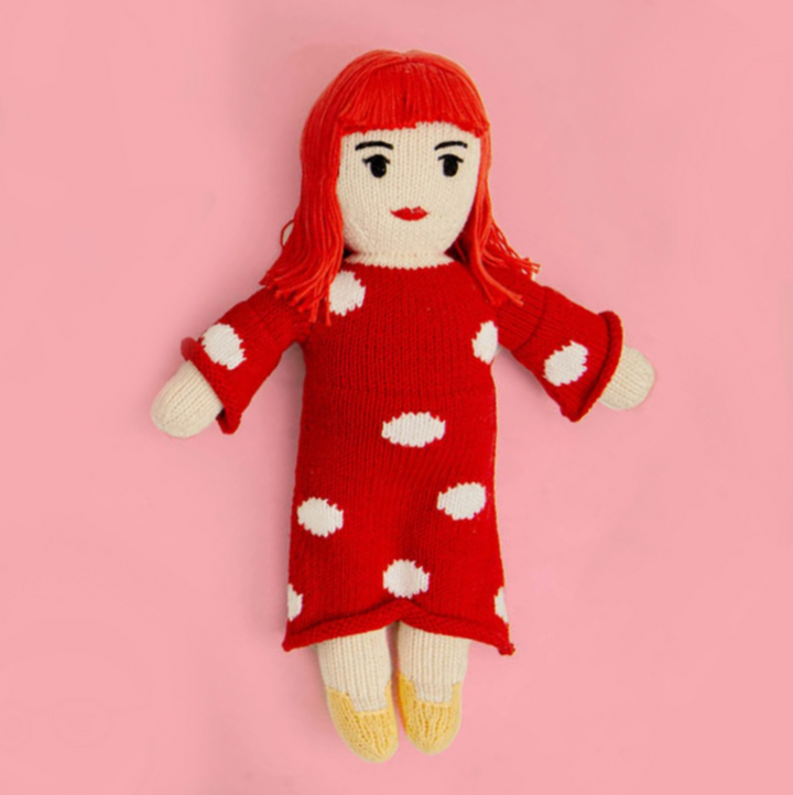 Yayoi Kusama Knitted Doll