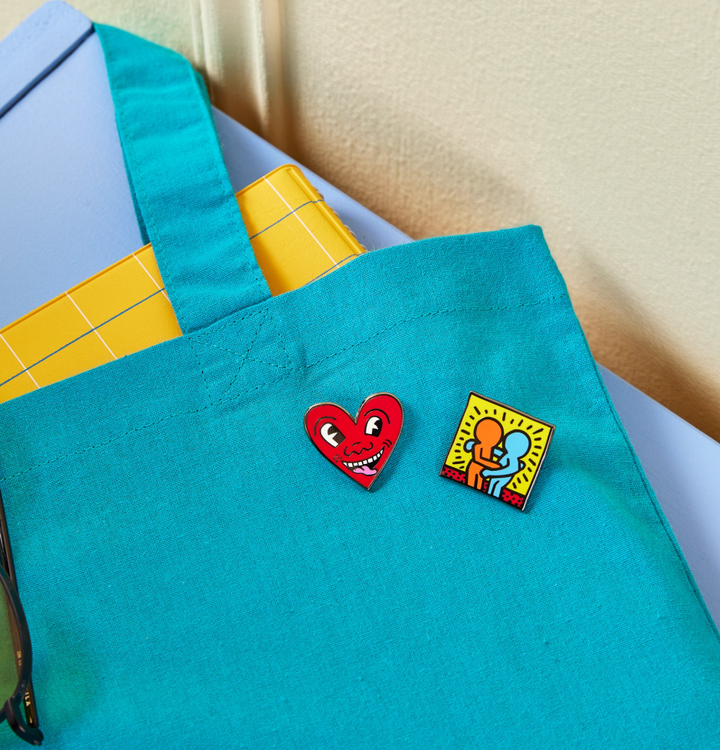 Keith Haring - Heart Pin