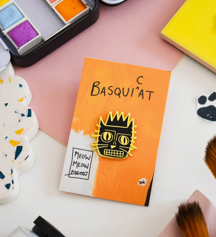 Basquicat Pin