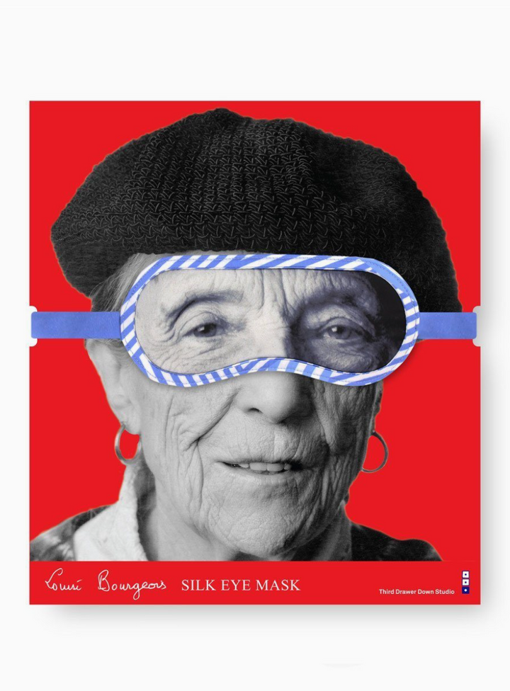 Louise Bourgeois Silk Portrait Eye Mask