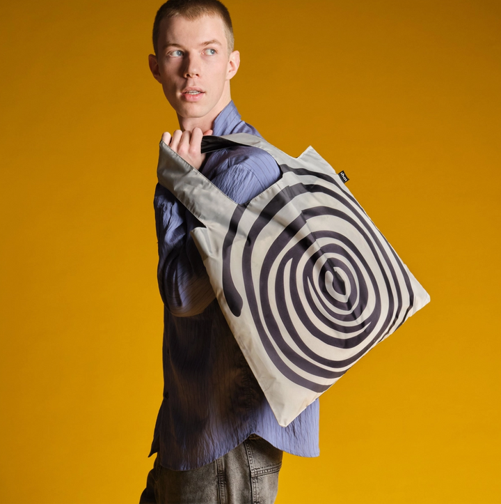 Louise Bourgeois Spiral Black Recycled Bag