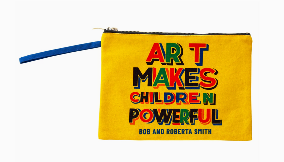 Bob and Roberta Smith Pouch 'Art Makes Children Powerful'