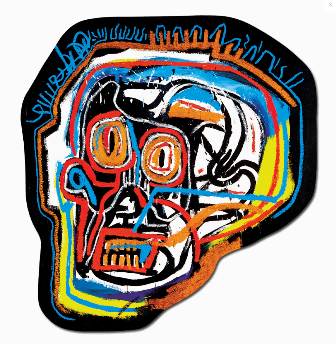 Basquiat Big Head Die-Cut Sticker