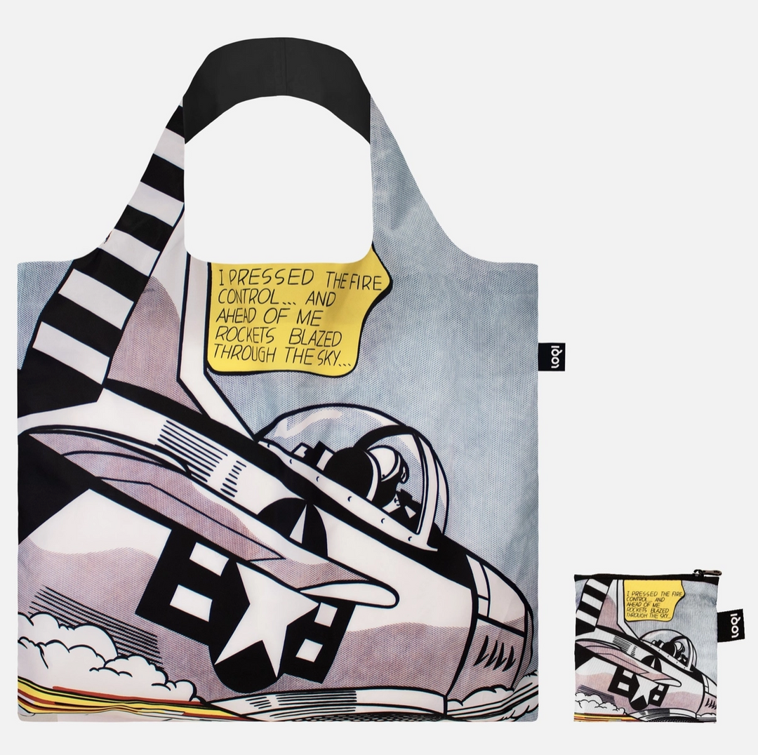 Roy Lichtenstein 'Whaam!' Recycled Tote Bag