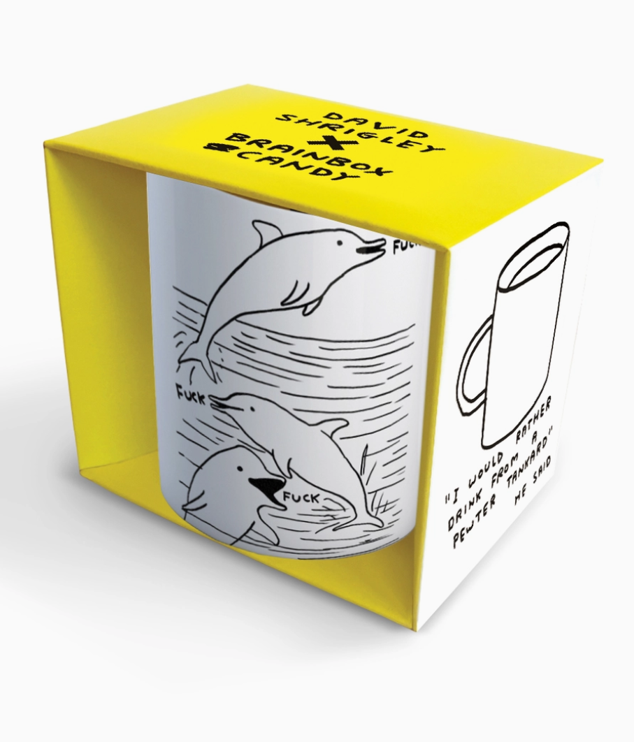 David Shrigley Dolphin Mug