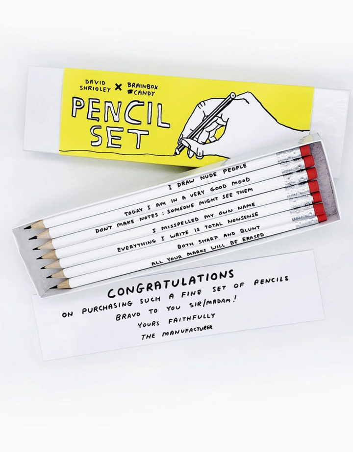 David Shrigley Pencil Box - 7 Designs