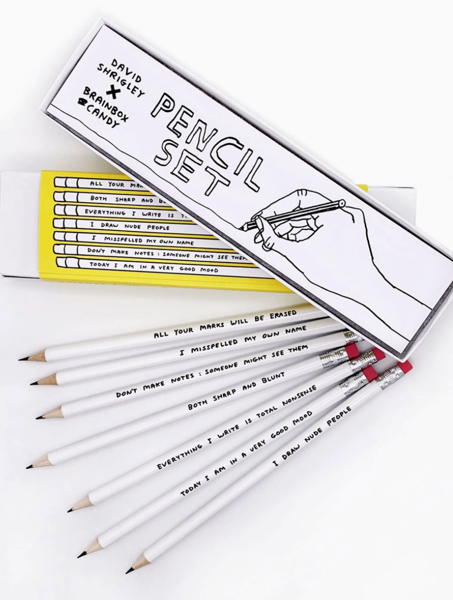 David Shrigley Pencil Box - 7 Designs