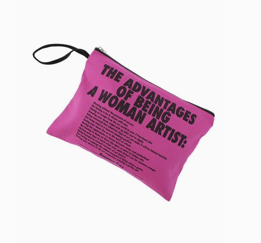 Guerrilla Girls Clutch - The Advantages of Being A Woman Artist