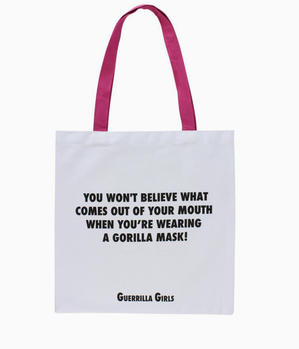 Guerrilla Girls Gorilla Mask Tote Bag