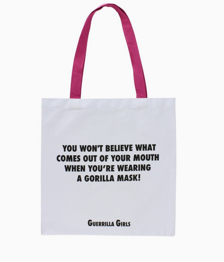 Guerrilla Girls Gorilla Mask Tote Bag