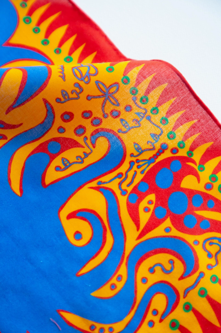 Yayoi Kusama, 'Joy I Feel' Handkerchief