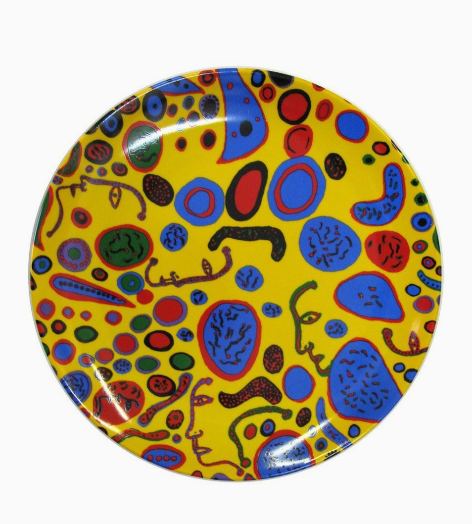 Yayoi Kusama: 'Love Was Infinitely Shining' Ceramic Plate
