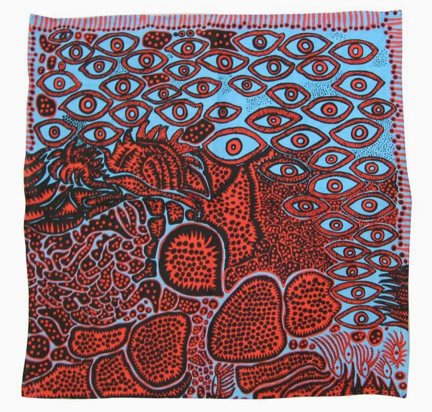 Yayoi Kusama: 'Eyes of Mine' Handkerchief
