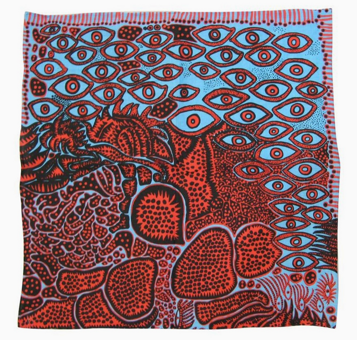 Yayoi Kusama: 'Eyes of Mine' Handkerchief