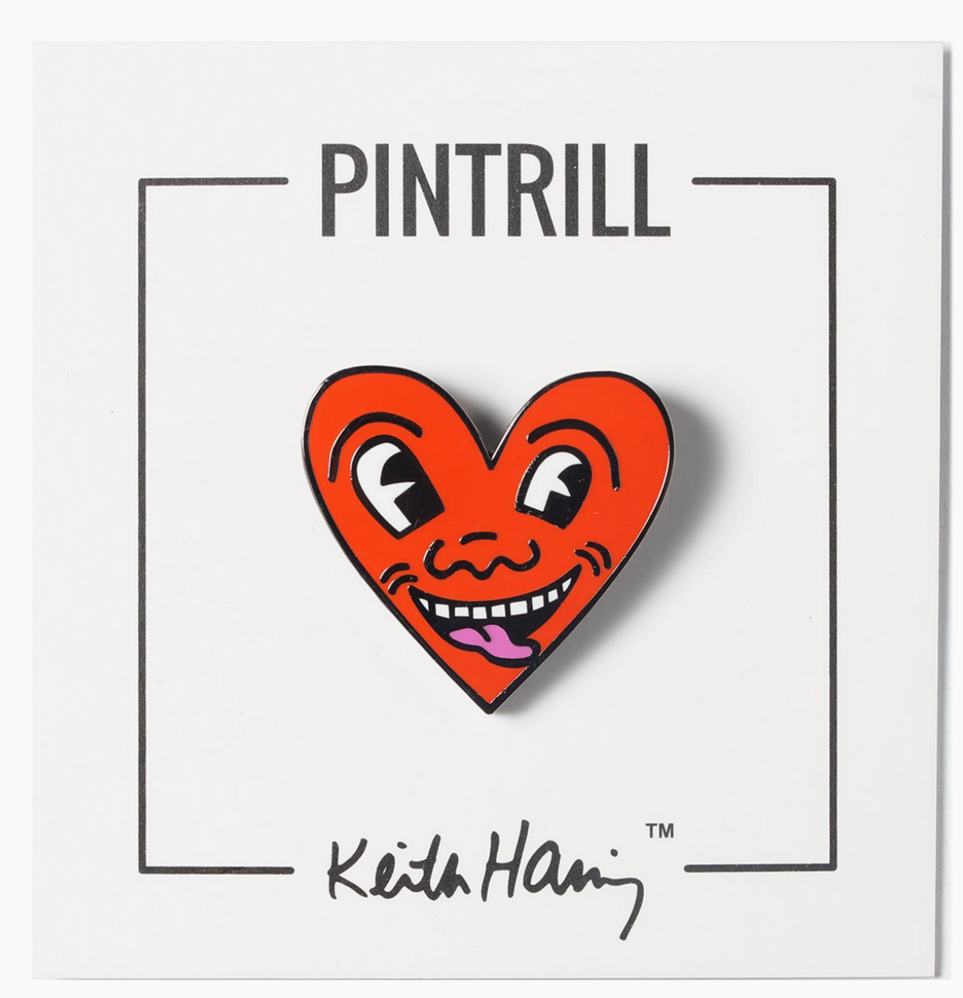 Keith Haring - Heart Pin