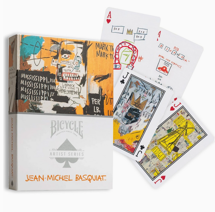 Jean-Michel Basquiat Playing Cards Set R/B
