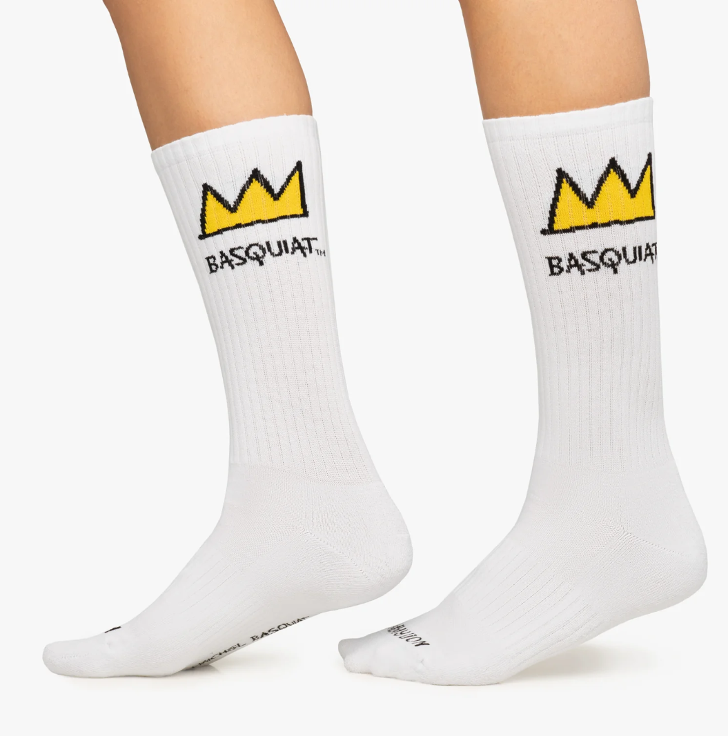 Athletic Basquiat Crown Socks