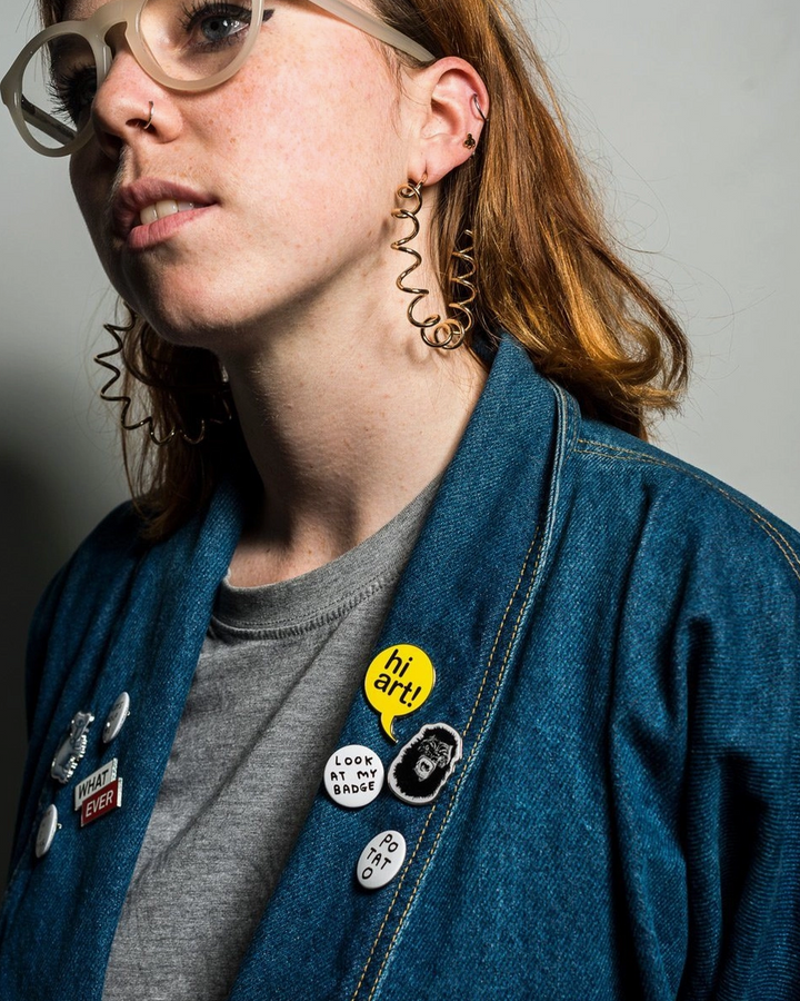 Guerrilla Girls Gorilla Pin