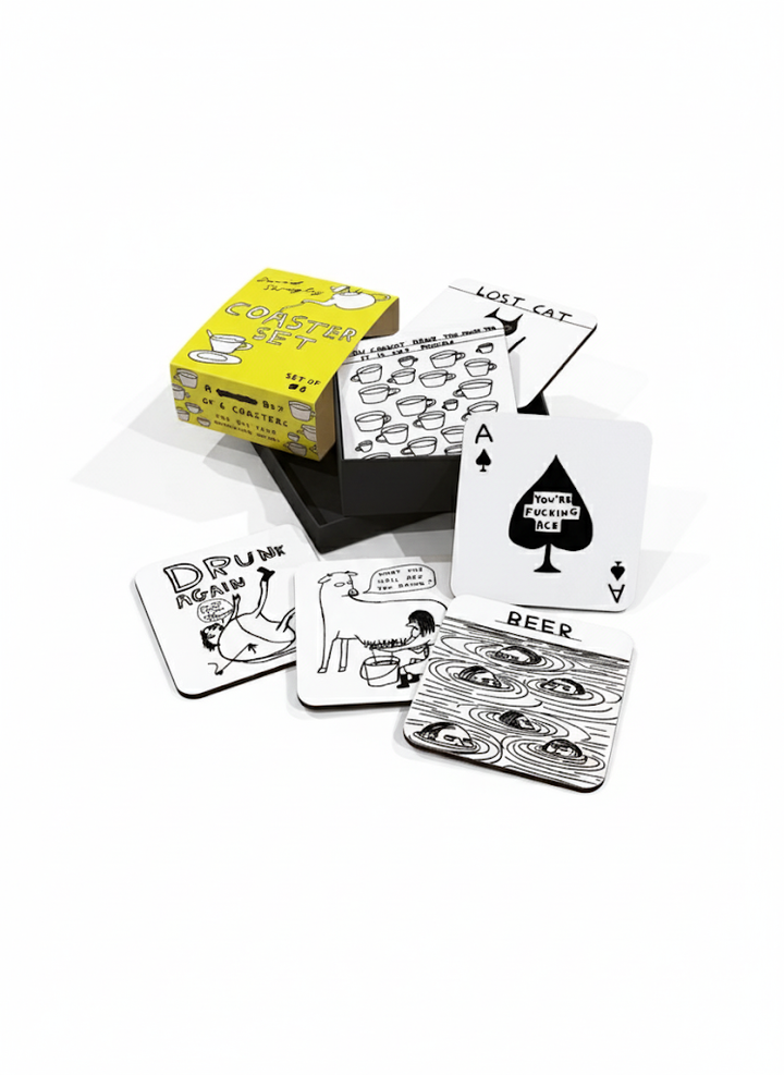 David Shrigley - Coaster Set of 6