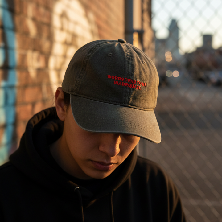 Jenny Holzer Cap - Words Tend To Be Inadequate
